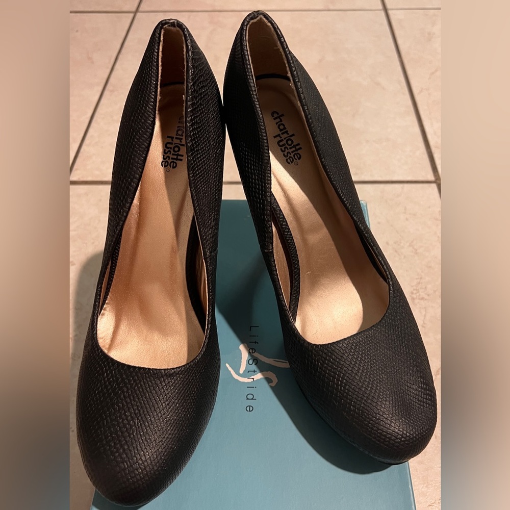 Black heels